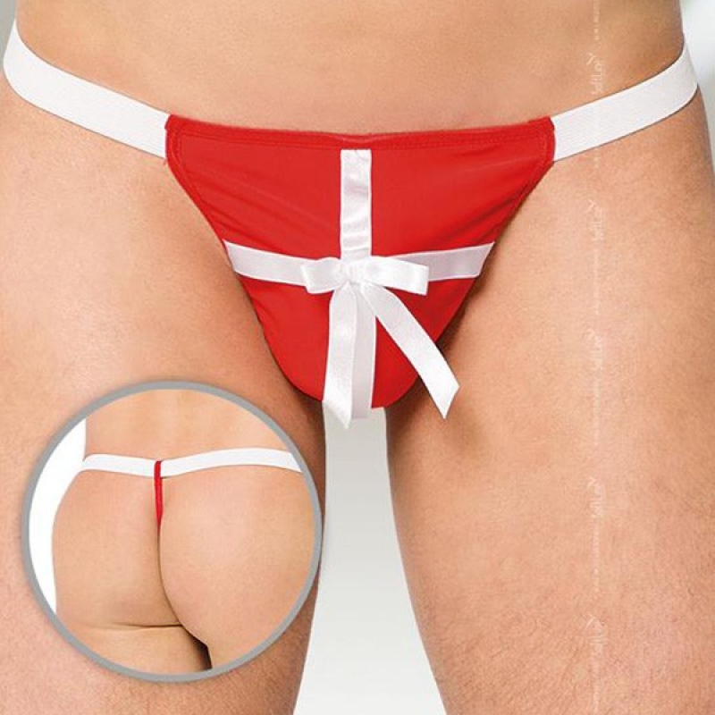 Seksi Crvene Muške Tange SF 4439 Poklončić 