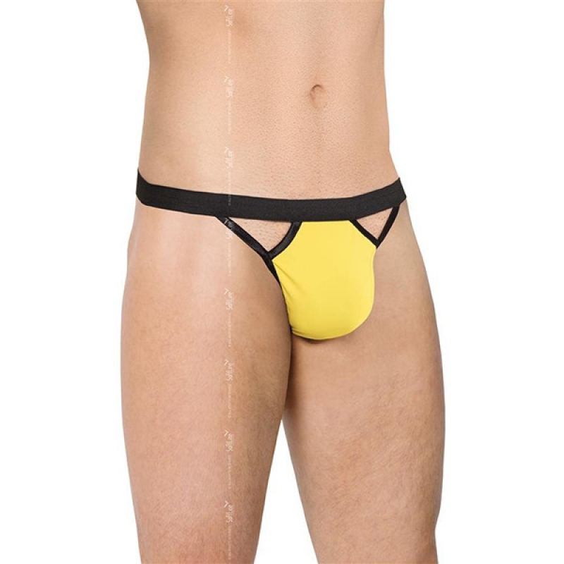 Moderne Seksi Žute Muške Tange SF 4530